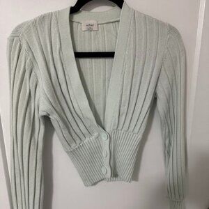 Wilfred Plunge Front Cardigan
